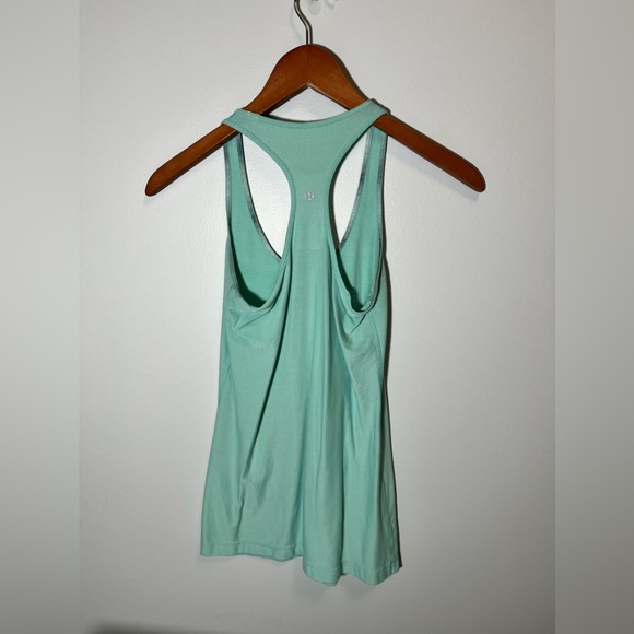 Lululemon Mint Color Razorback Tank Top - Picture 2 of 3